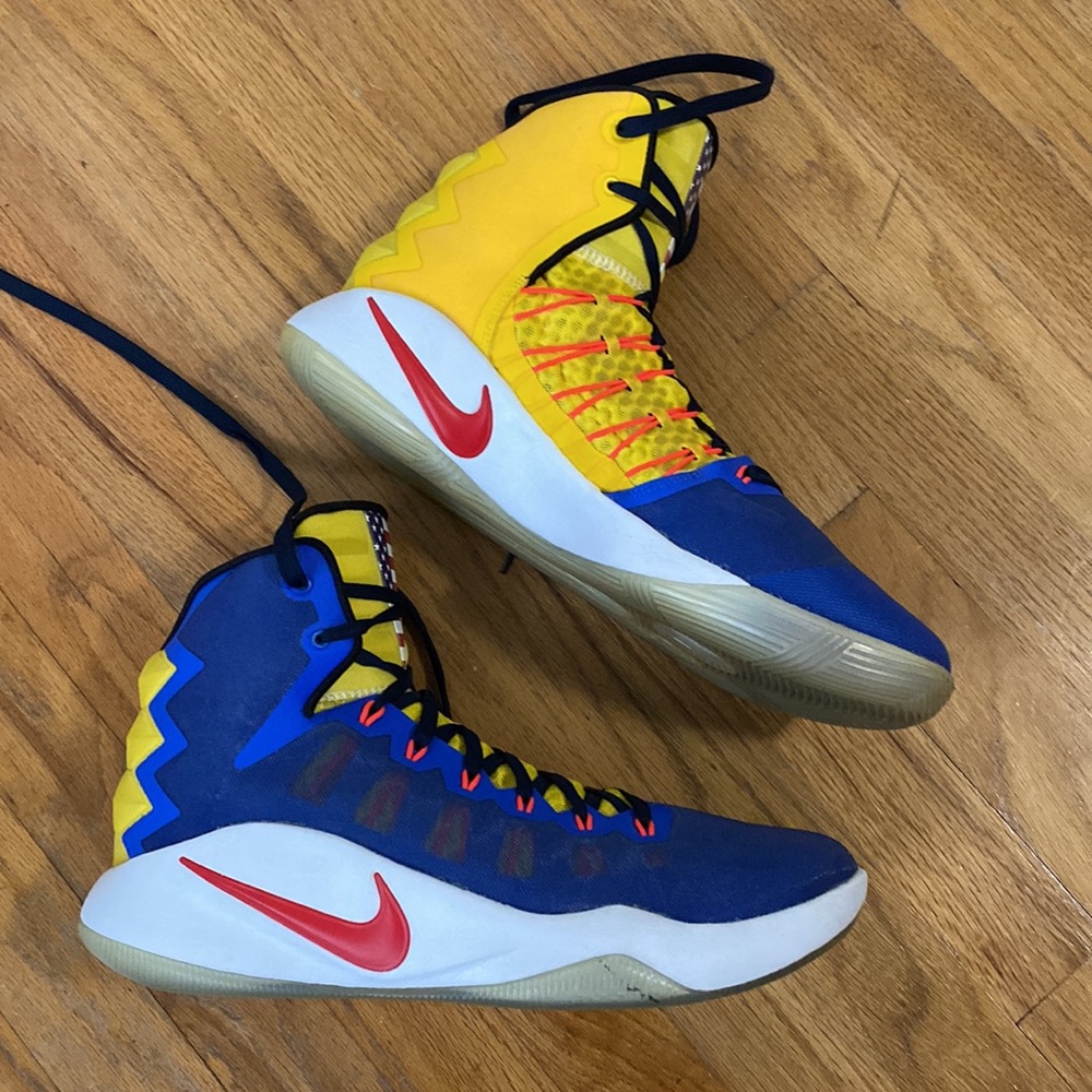 NIKE ID Custom Hi-Top Sneakers-Size 12.5 - Picture 6 of 12